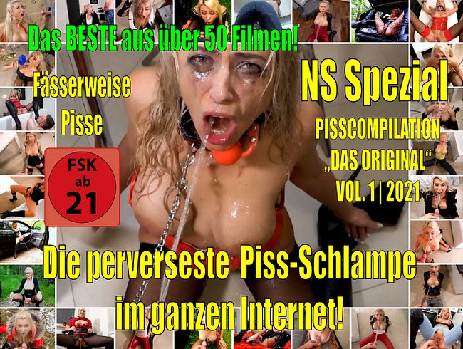 Best of NS | Hardcore XXL Piss Compilation Vol.1|2021 ! Fässerweise Pisse aus über 50 Filmen!